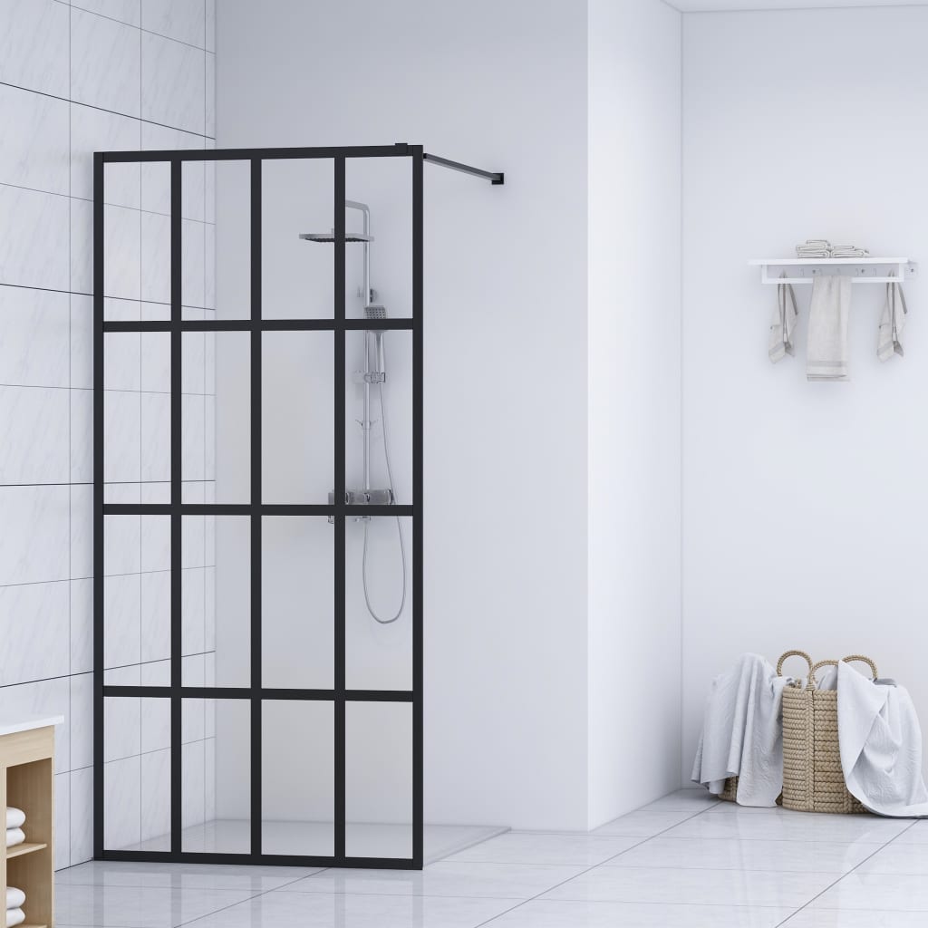 Dusjskjerm klart herdet glass 80x195 cm