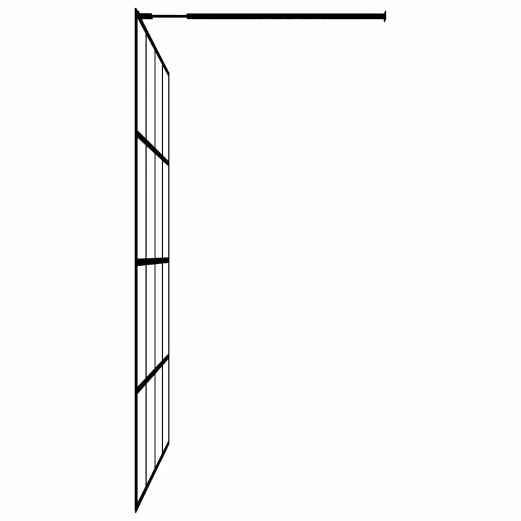 Dusjskjerm klart herdet glass 90x195 cm