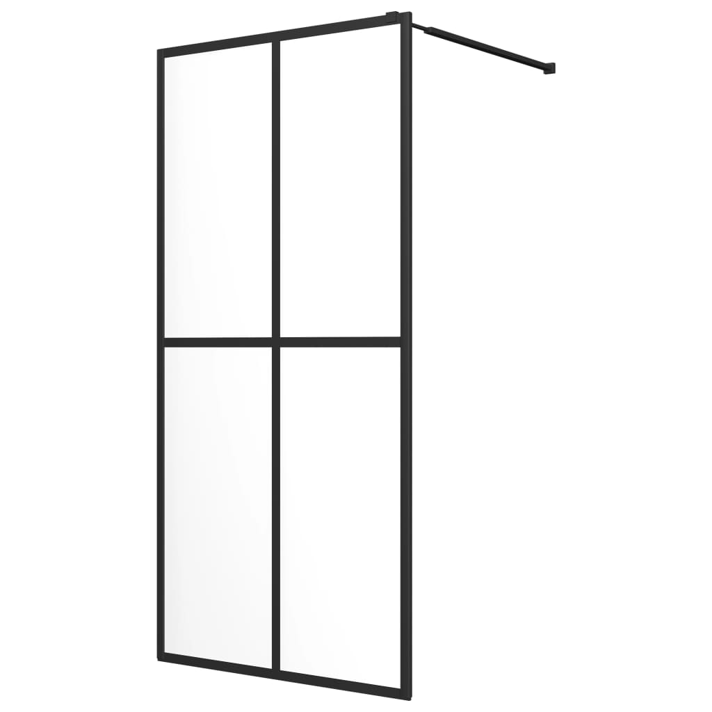 Dusjskjerm klart herdet glass 100x195 cm