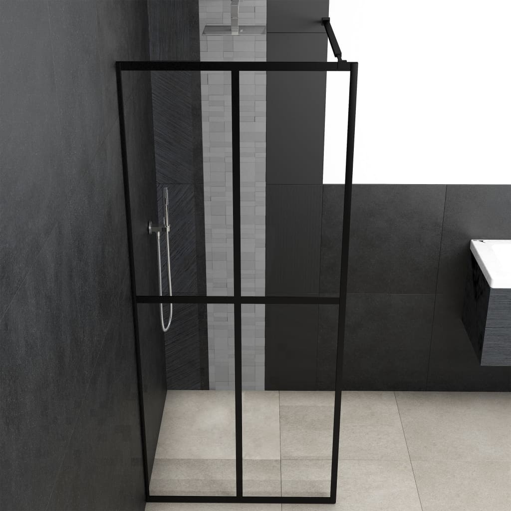 Dusjskjerm klart herdet glass 100x195 cm