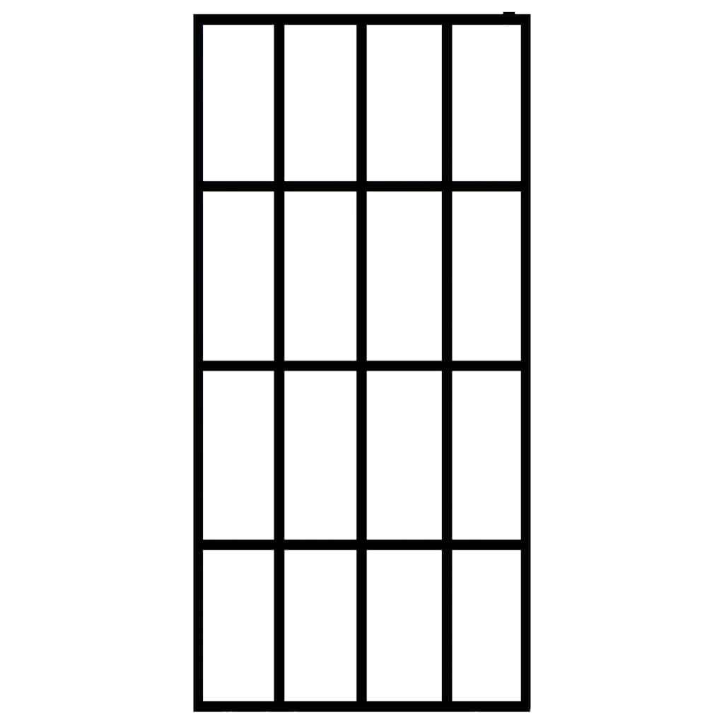 Dusjskjerm frostet herdet glass 80x195 cm