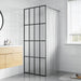 Dusjskjerm frostet herdet glass 90x195 cm