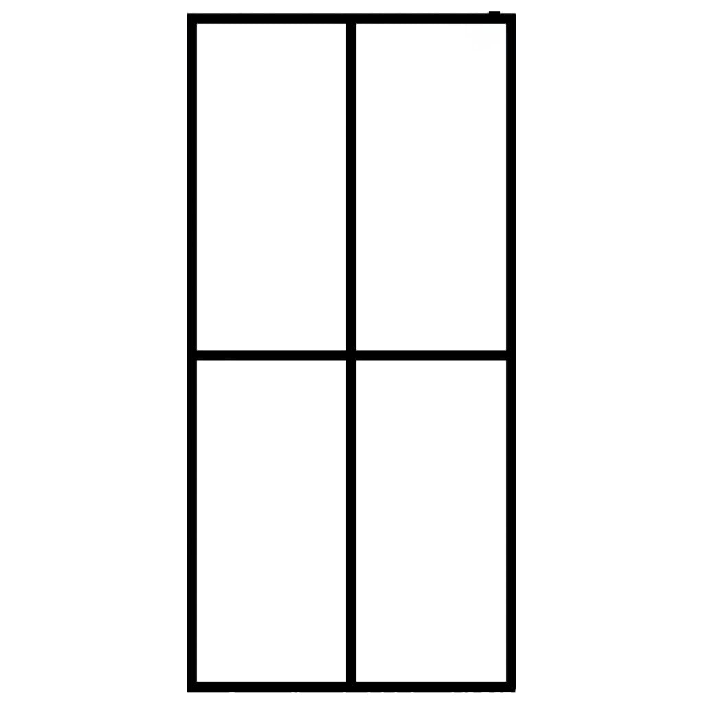 Dusjskjerm frostet herdet glass 80x195 cm
