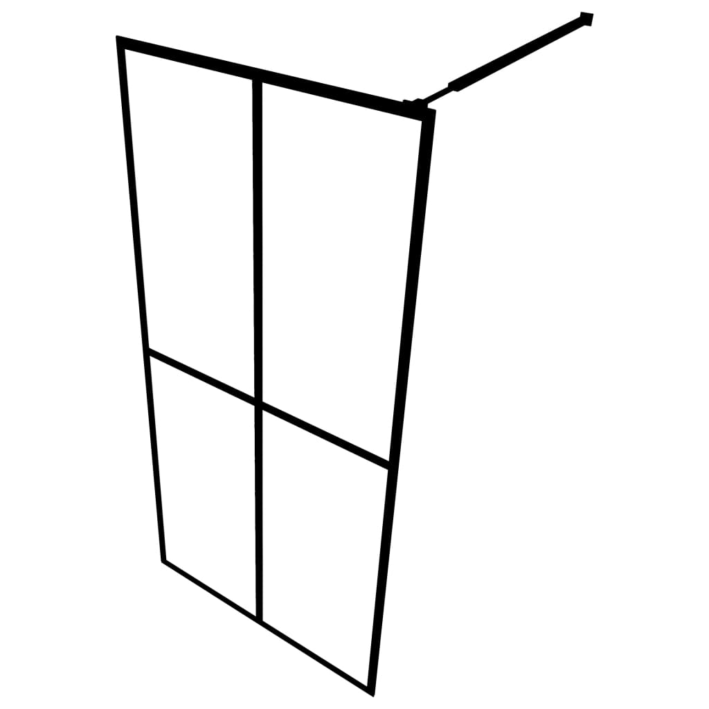 Dusjskjerm frostet herdet glass 80x195 cm