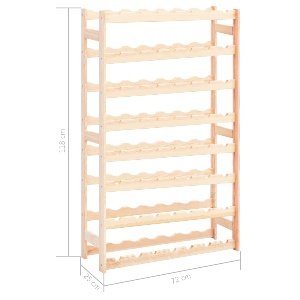 Vinstativ for 56 flasker furu