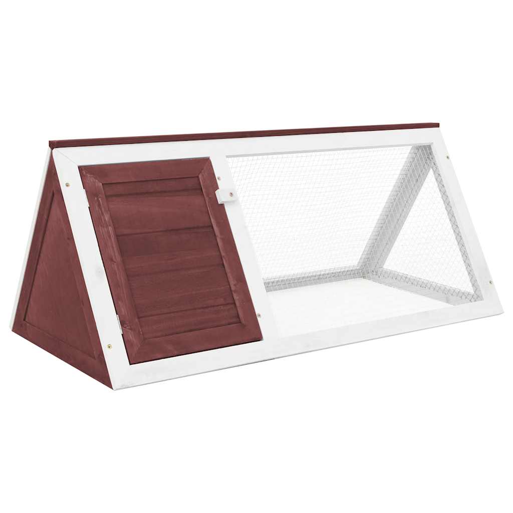 Kaninbur brun tre vidaXL