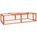 Kaninbur 183x90x46,5 cm heltre gran vidaXL