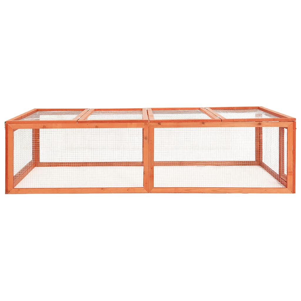 Kaninbur 183x90x46,5 cm heltre gran vidaXL