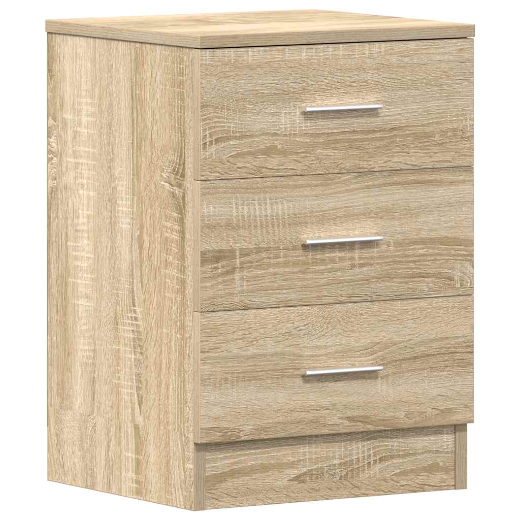 Nattbord sonoma eik 38x35x56 cm konstruert tre vidaXL