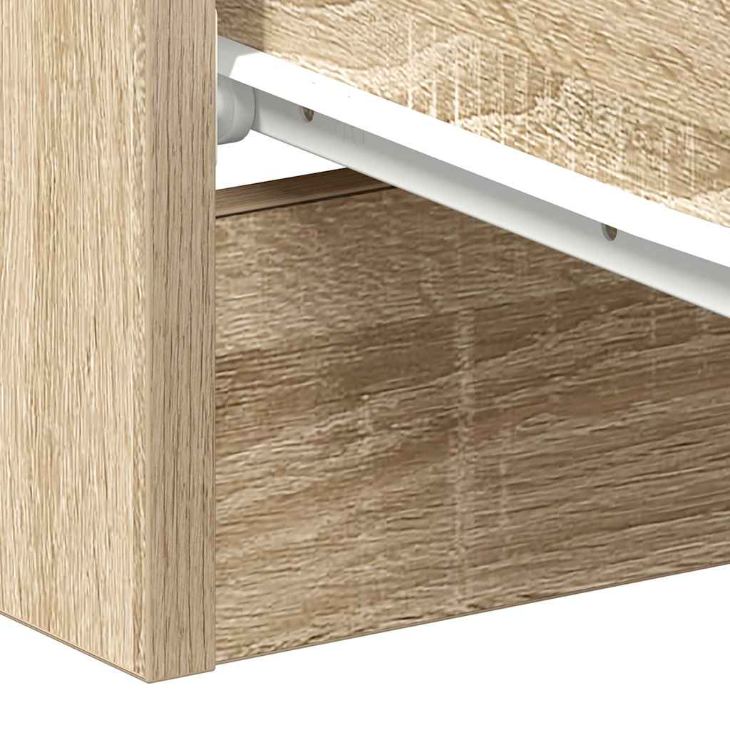 Nattbord sonoma eik 38x35x56 cm konstruert tre vidaXL