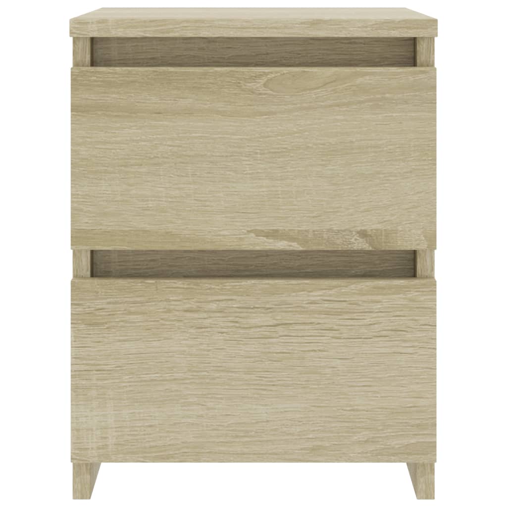 Nattbord 2 stk sonoma eik 30x30x40 cm konstruert tre
