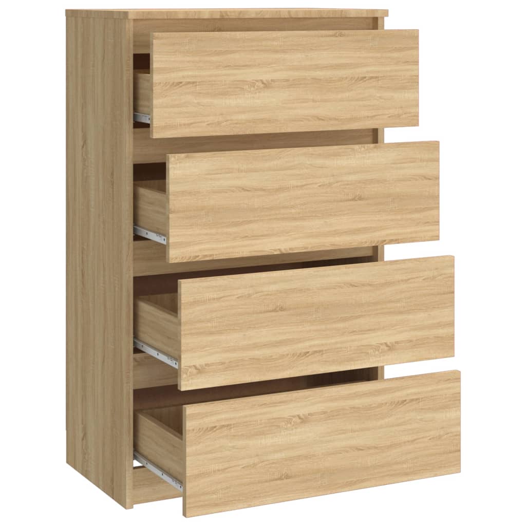Skjenk sonoma eik 60x35x98,5 cm konstruert tre