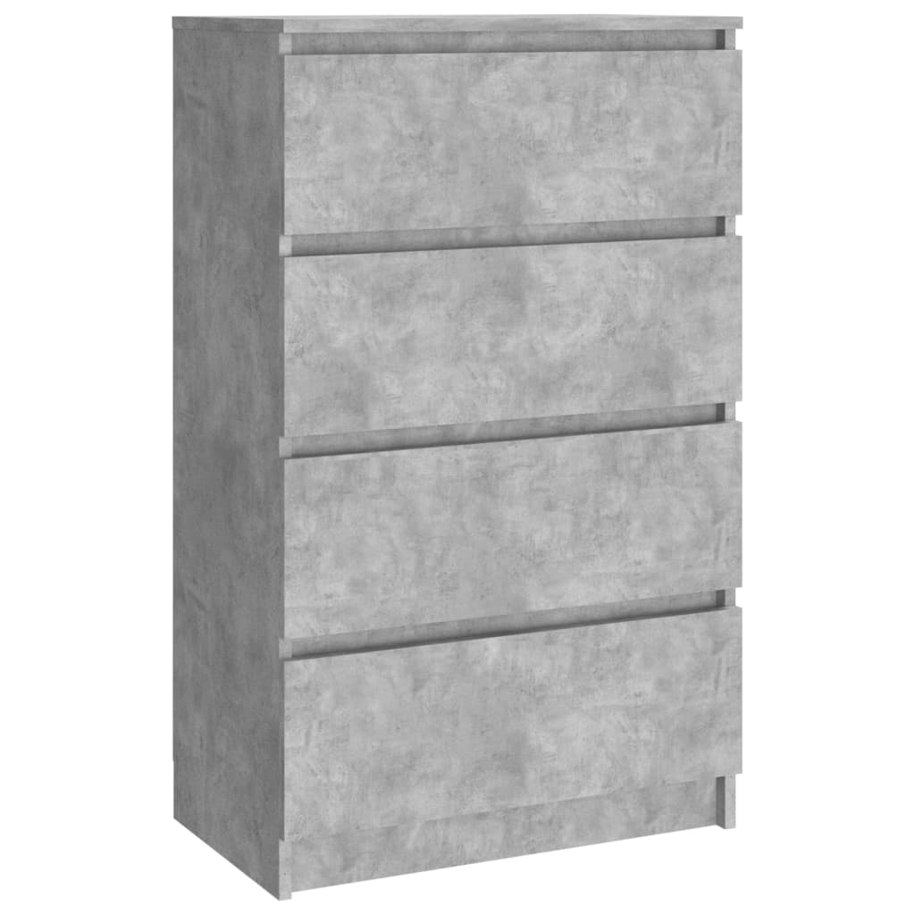 Skjenk betonggrå 60x35x98,5 cm konstruert tre