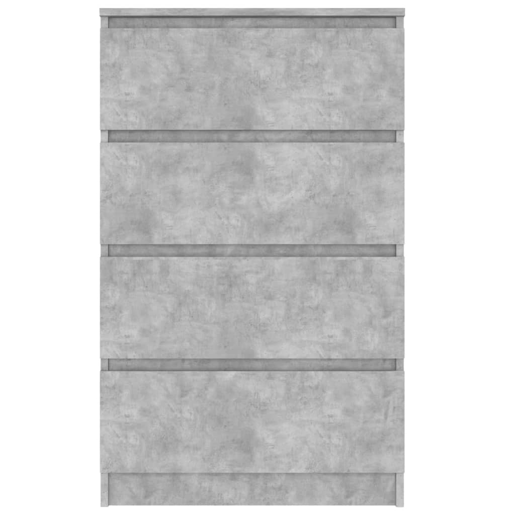 Skjenk betonggrå 60x35x98,5 cm konstruert tre