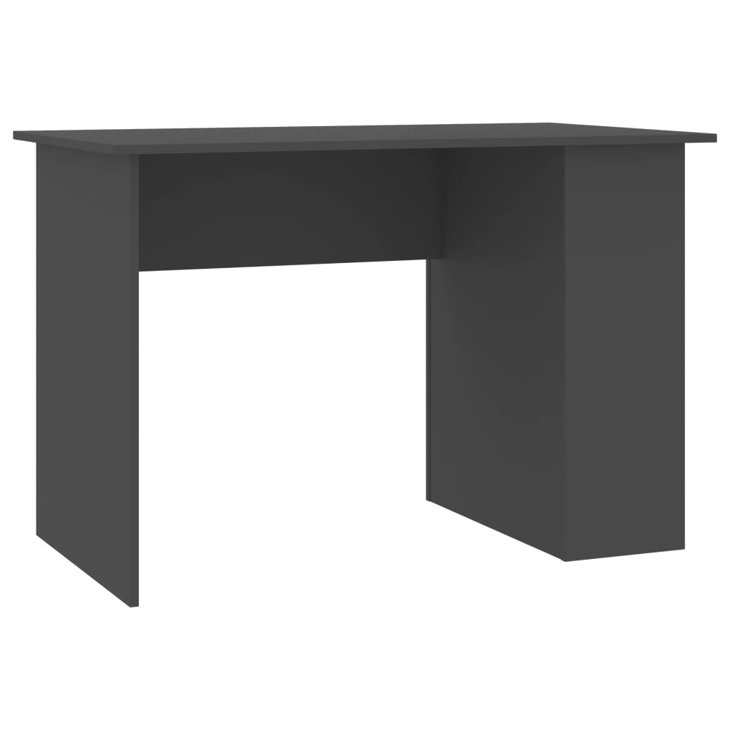 Skrivebord grå 110x60x73 cm sponplate