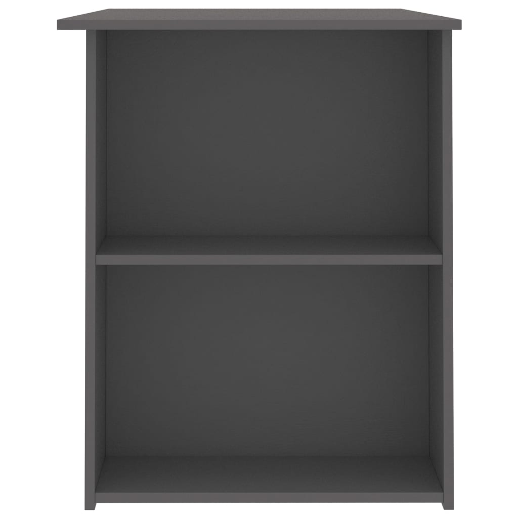 Skrivebord grå 110x60x73 cm sponplate