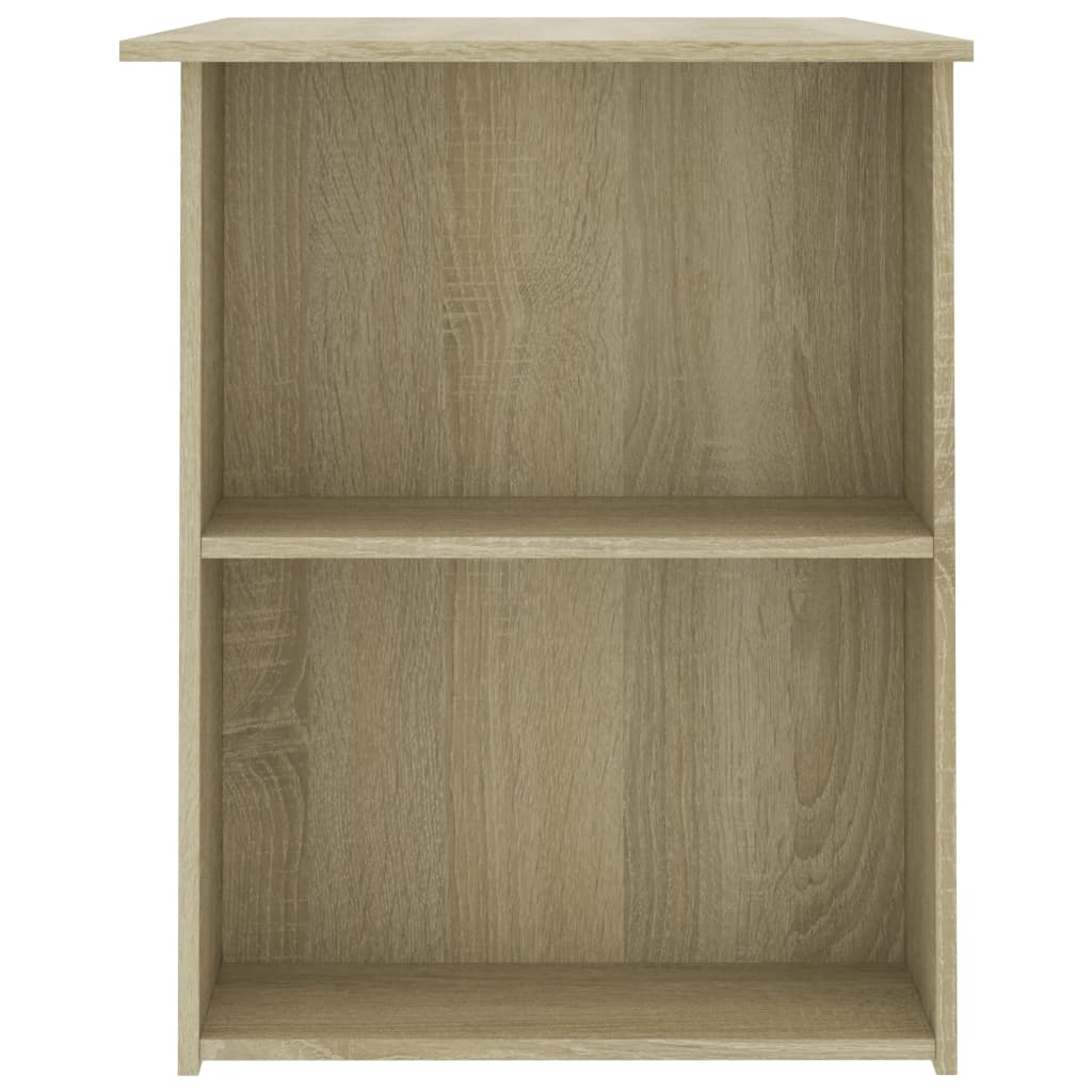 Skrivebord sonoma eik 110x60x73 cm sponplate vidaXL