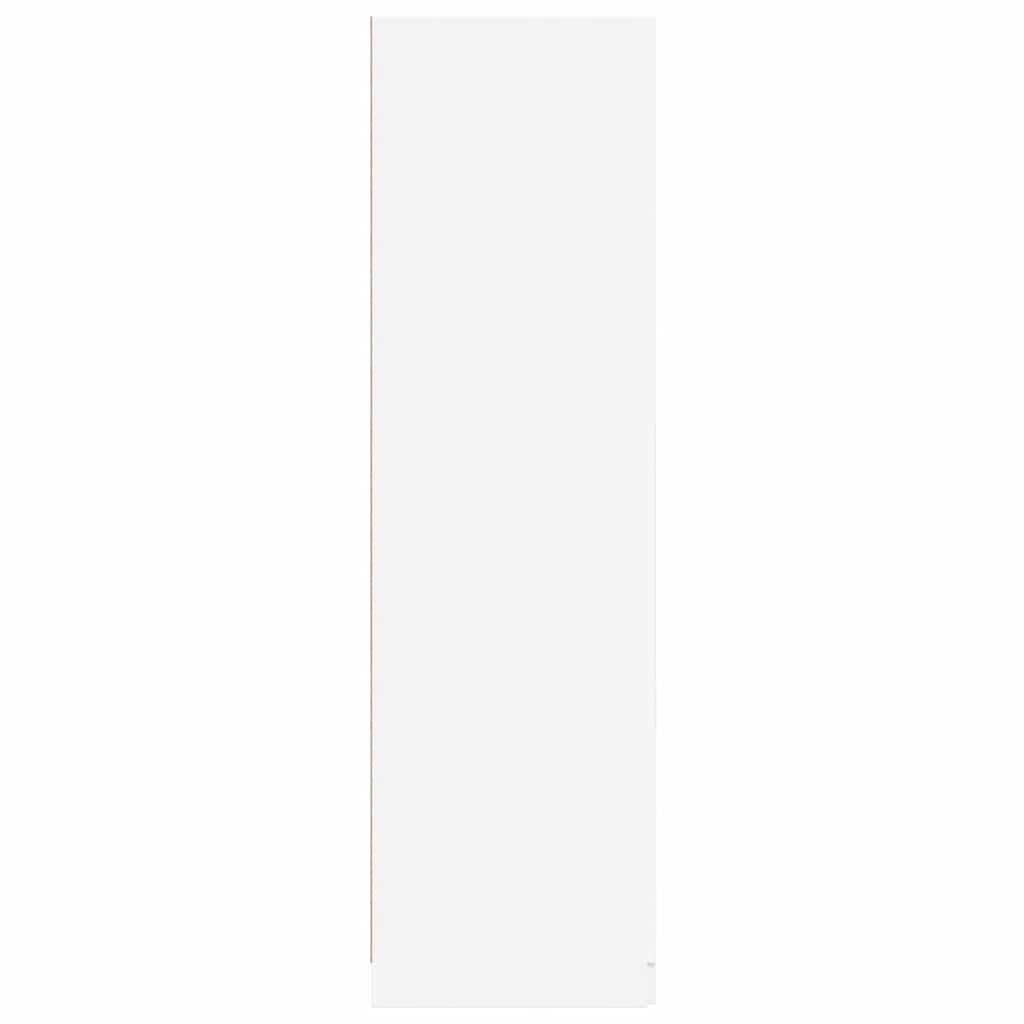 Garderobe hvit 80x52x180 cm konstruert tre