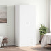 Garderobe hvit 80x52x180 cm konstruert tre