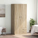 Garderobe sonoma eik 80x52x180 cm konstruert tre