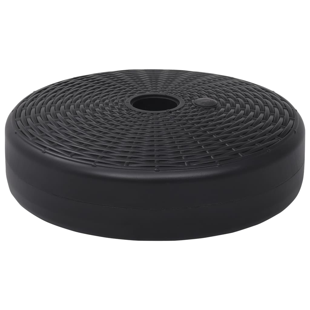 Parasollfot sand/vann 24 L svart