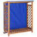 Vedskjul 105x38x115 cm heltre akasie