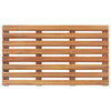 Badematter 2 stk heltre akasie 56x37 cm