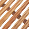 Badematter 2 stk heltre akasie 56x37 cm