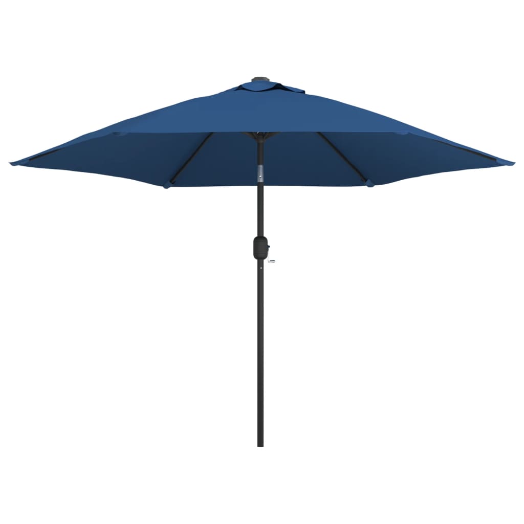 Parasoll med metallstang 300 cm asur
