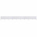 Vindskjerm 9 paneler stoff 1200x80 cm sandhvit vidaXL