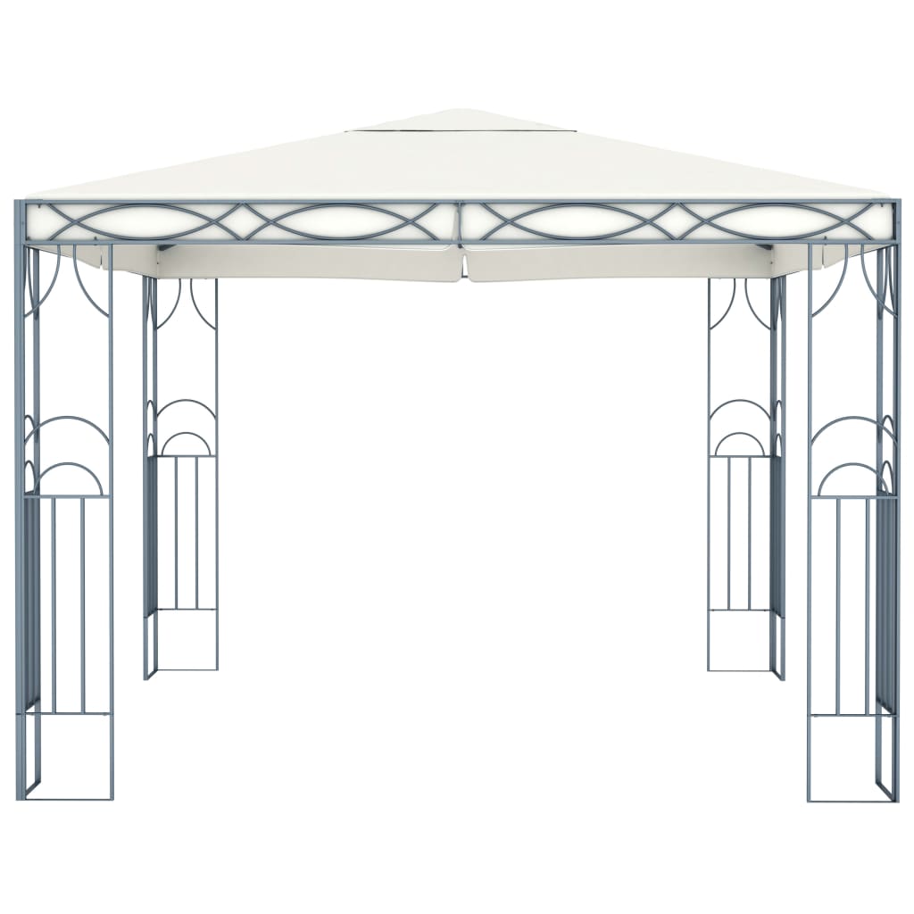 Paviljong 300x300 cm kremhvit