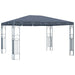 Paviljong 400x300 cm antrasitt