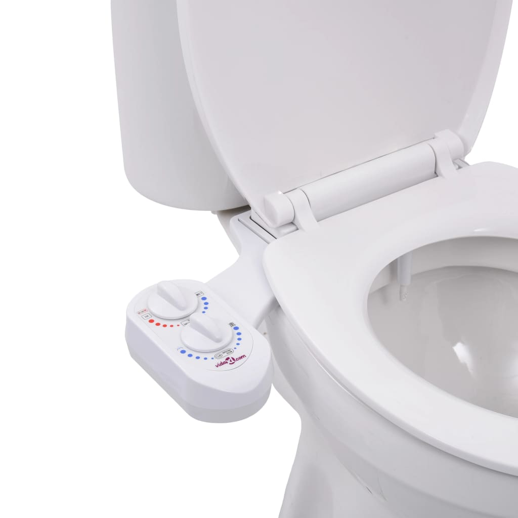 Toalettfeste for bidet enkel dyse varmt og kaldt vann vidaXL