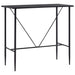Barbord svart 120x60x110 cm MDF vidaXL