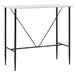 Barbord hvit 120x60x110 cm MDF