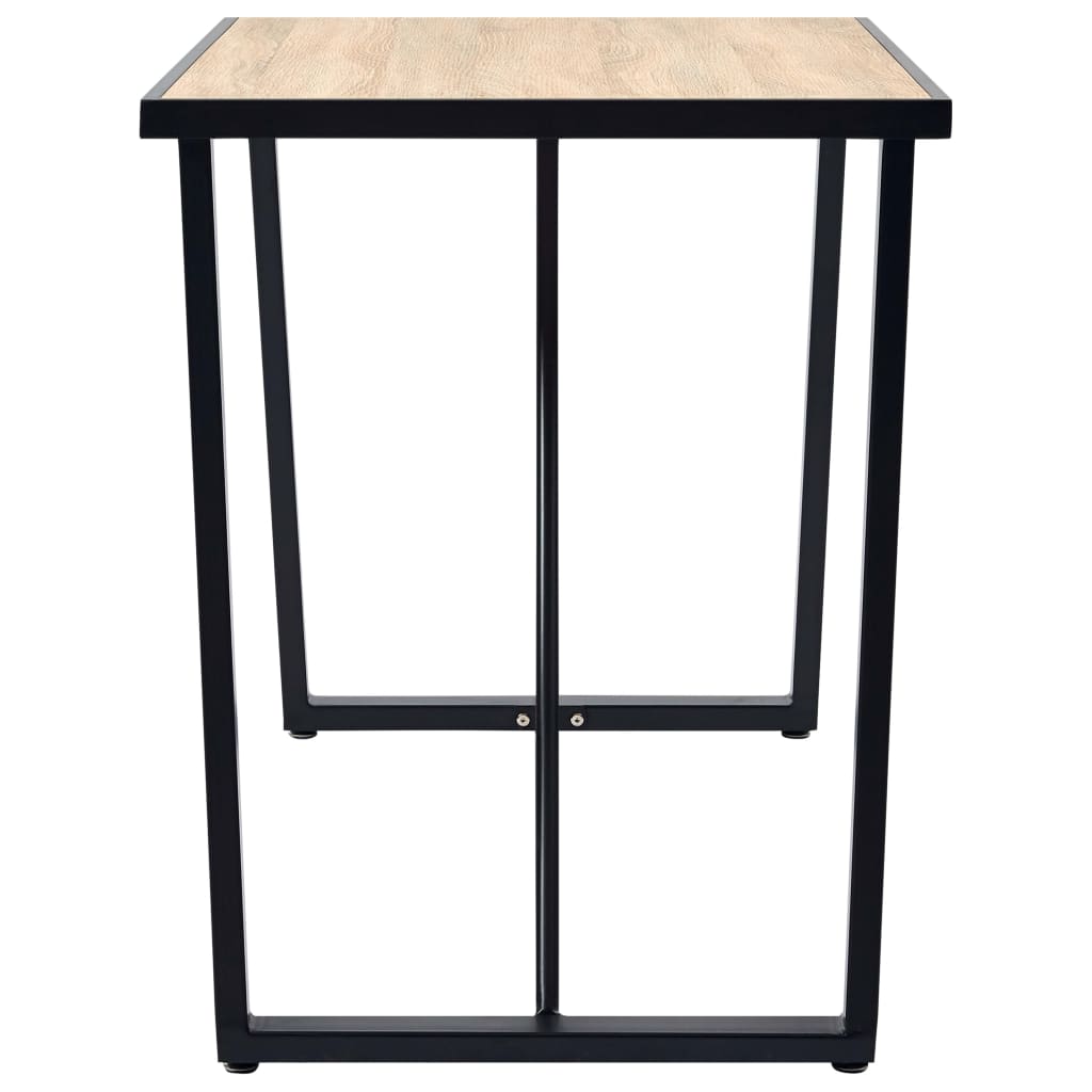 Spisebord eik 120x60x75 cm MDF