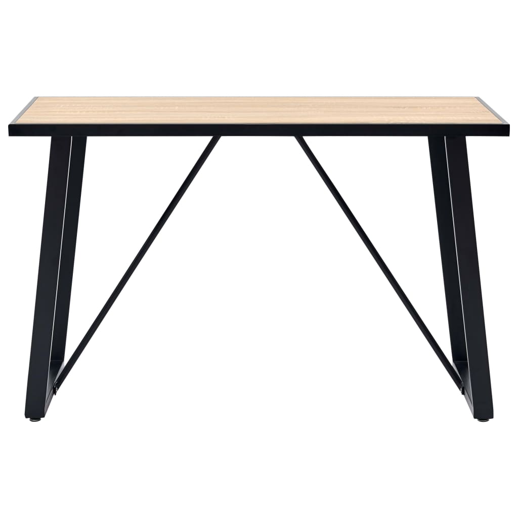 Spisebord eik 120x60x75 cm MDF