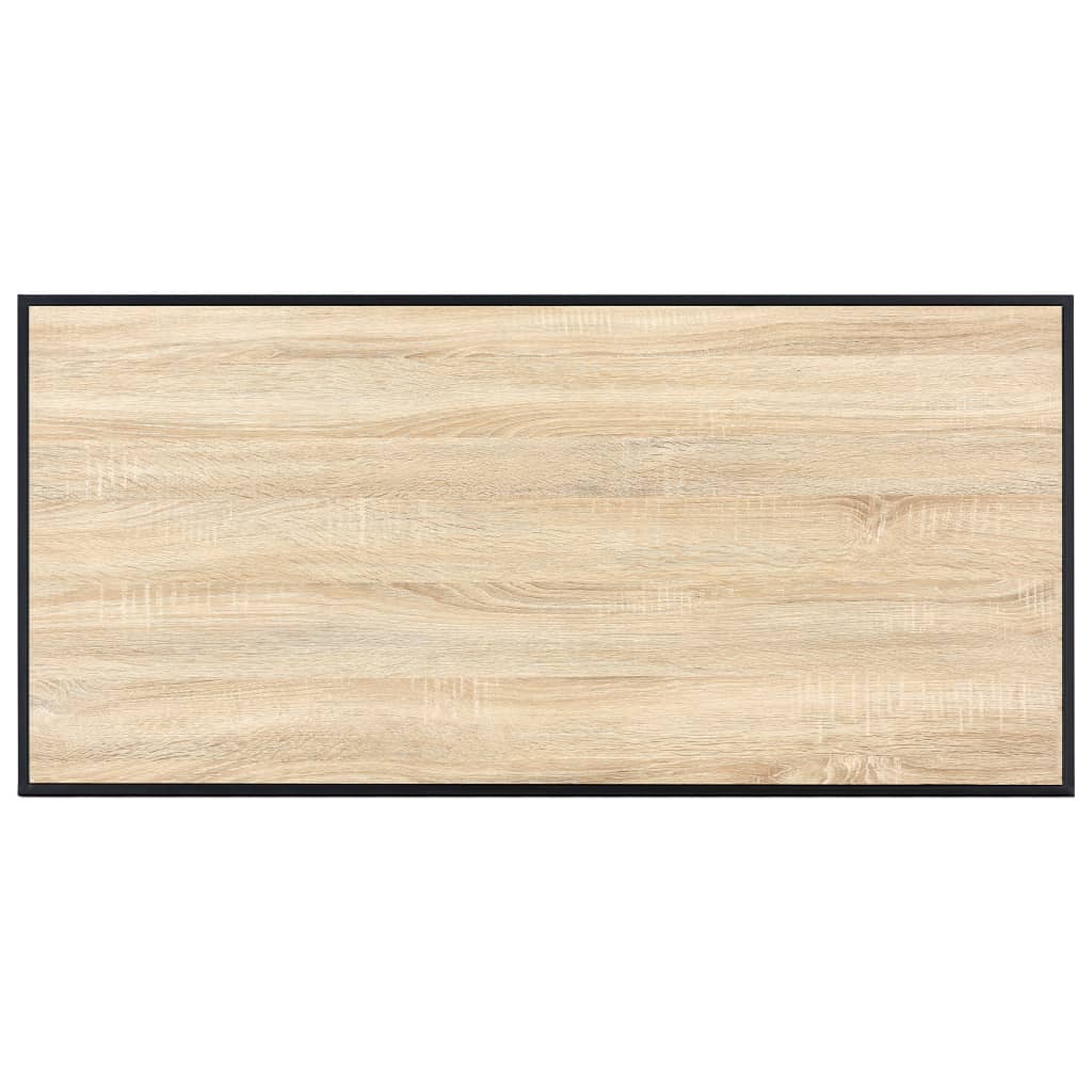 Spisebord eik 120x60x75 cm MDF