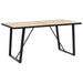 Spisebord eik 160x80x75 cm MDF