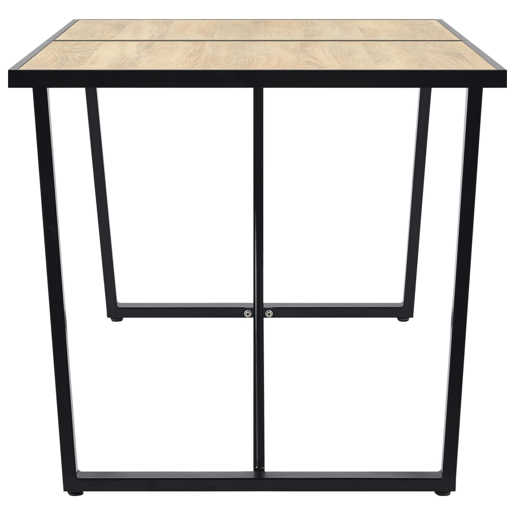 Spisebord eik 160x80x75 cm MDF