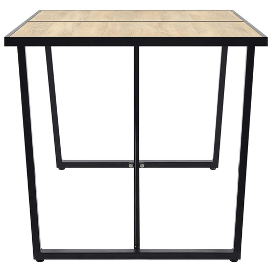 Spisebord eik 160x80x75 cm MDF