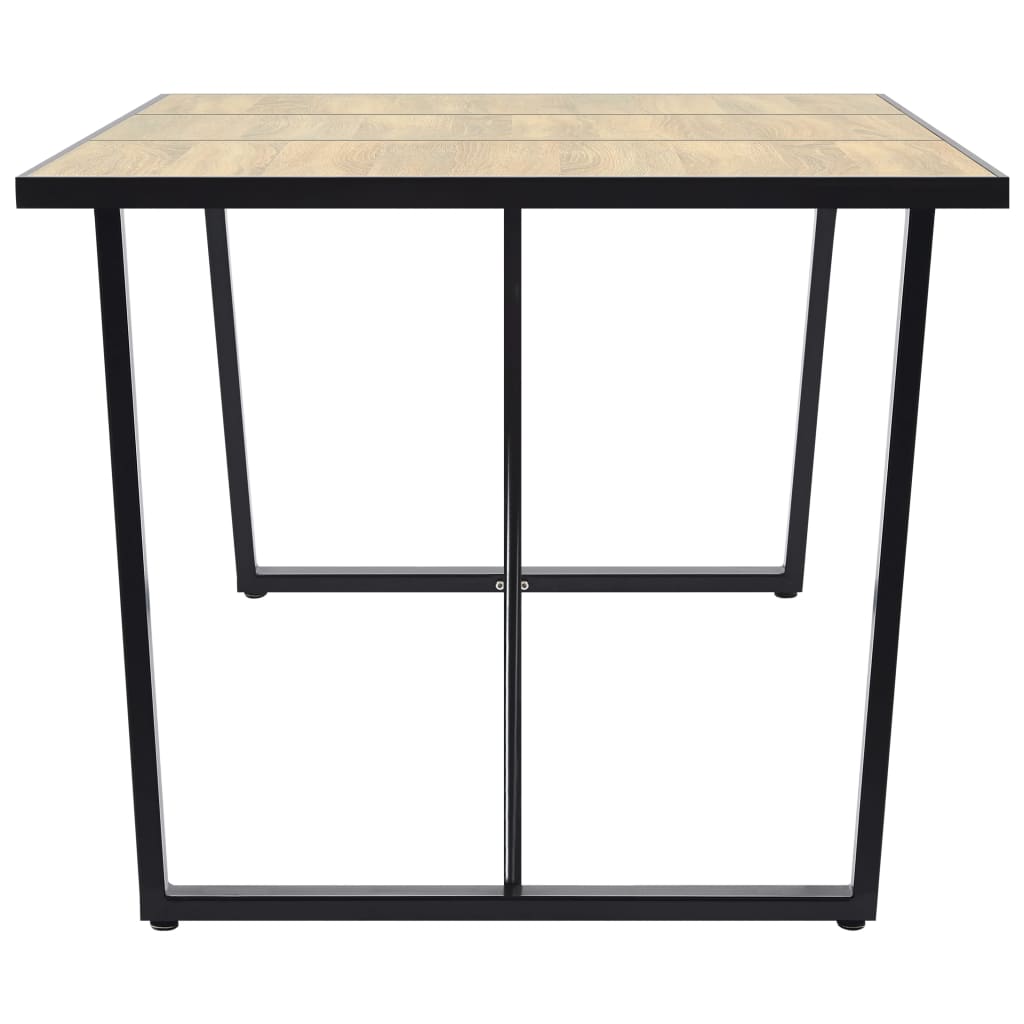 Spisebord eik 200x100x75 cm MDF