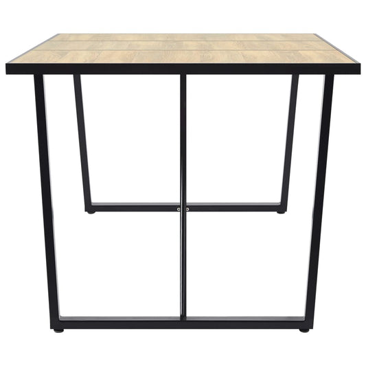 Spisebord eik 200x100x75 cm MDF