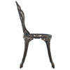 Bistrostoler 2 stk bronsestøpt aluminium