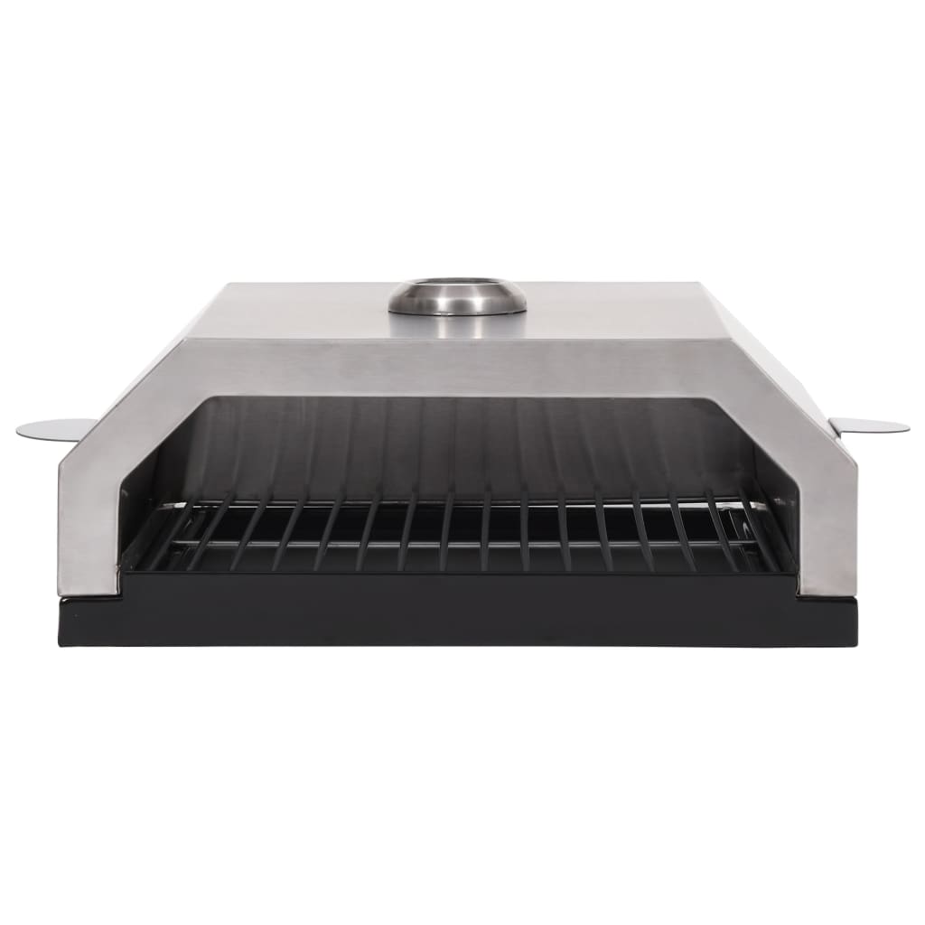 Pizzaovn med keramisk stein for gass-/kullgrill