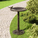 Fuglebad bronse plast vidaXL