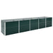 Høybed galvanisert stål 400x80x45 cm grønn