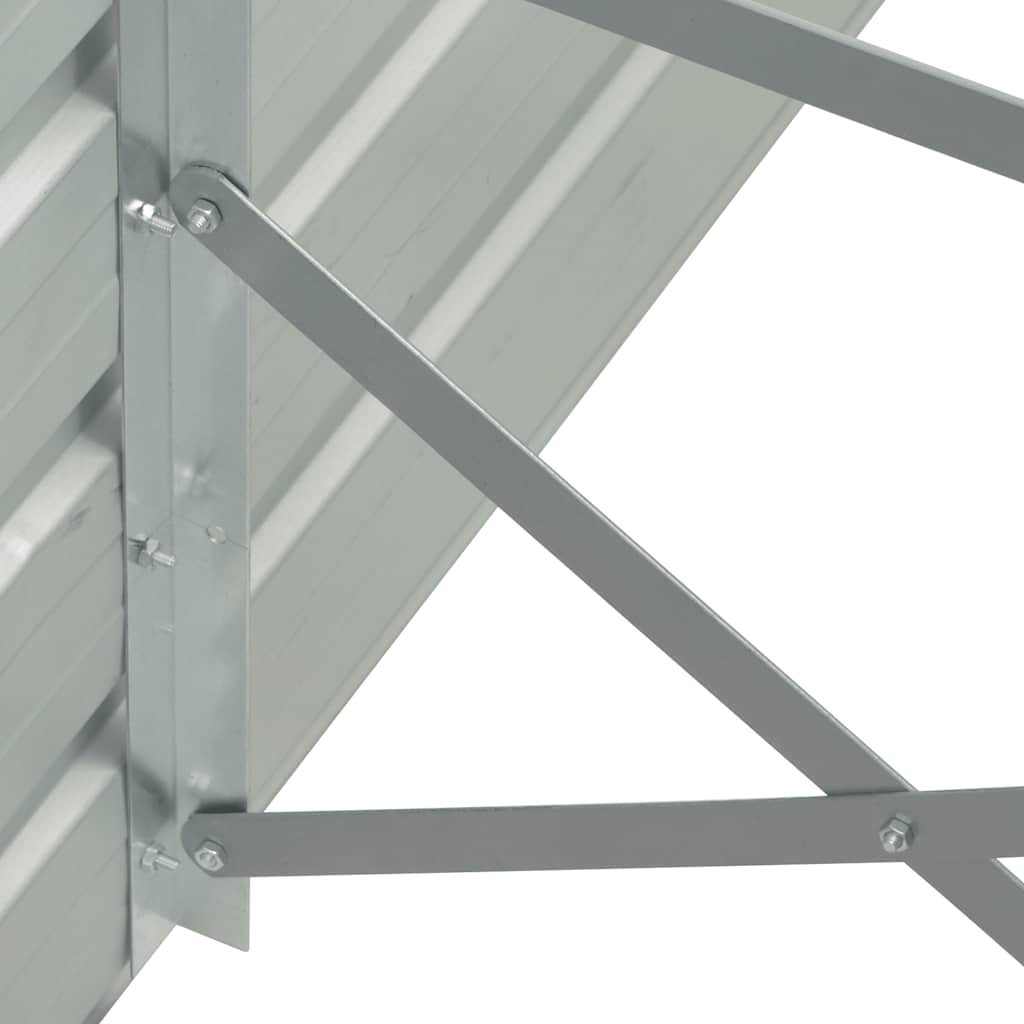 Høybed galvanisert stål 480x80x45 cm antrasitt