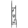 Plantestativ 3 etasjer svart 52x28x128 cm jern