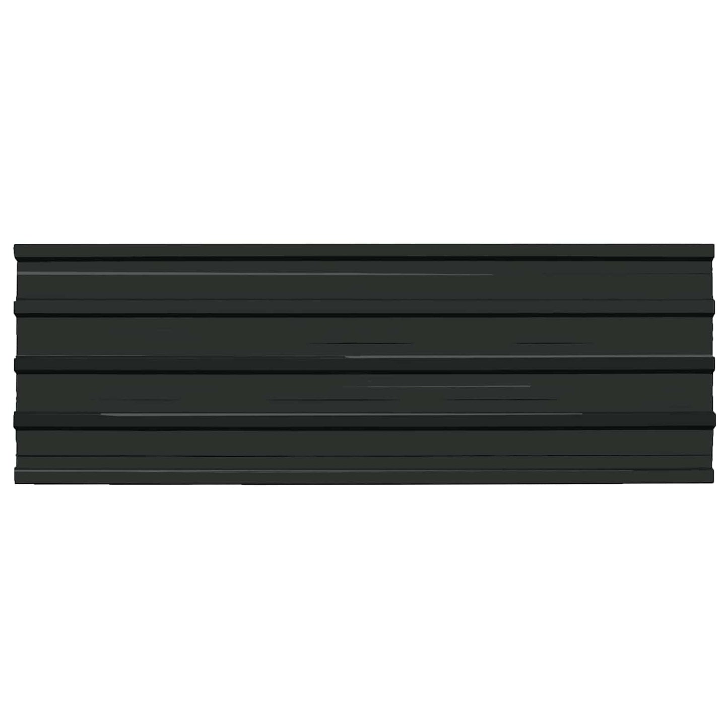 Takpanel 12 pcs Antrasitt 129 x 45 cm Galvanisert stål